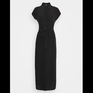 CLUB MONACO Danielle Silk Dress size 4 *RED AND PINK PATTERN*